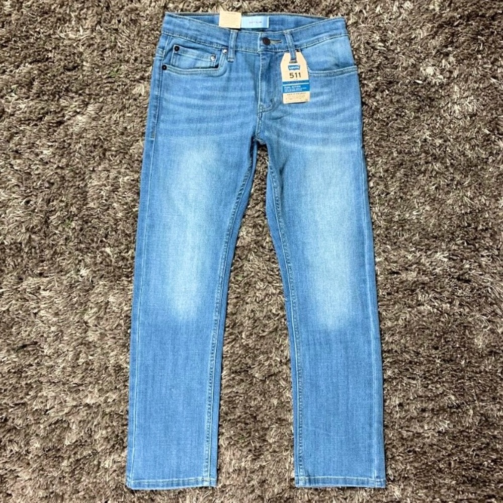 Levis 511 Slim Straight Leg Mid Rise Jeans NWT